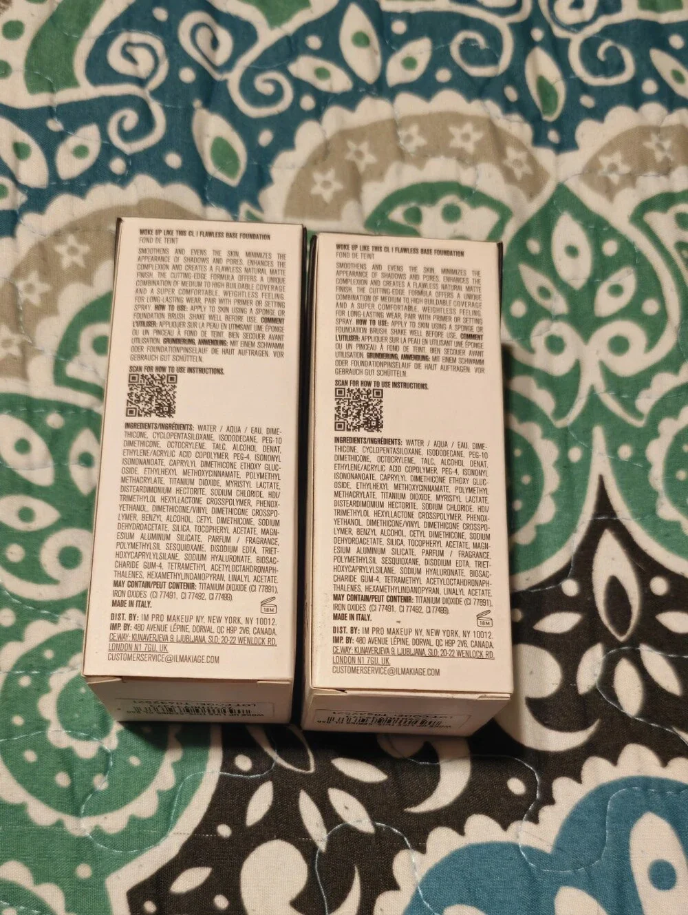 2 IL Makiage Woke Up Like This Foundation #40 Brand New Sealed